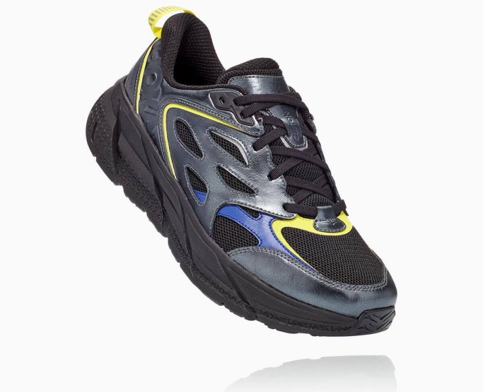 Hoka Gåsko Outlet - HOKA ONE ONE BM Clifton Herre Svart [NO-27GBNJ]